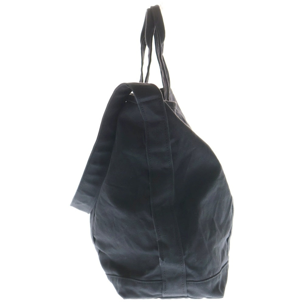 COMME des GARCONS HOMME(コムデギャルソンオム) 23AW COTTON CANVAS TOTE BAG コットン キャンバス 2WAY トートバッグ ハンドバッグ ショルダーバッグ ブラック HL-K203 レディース