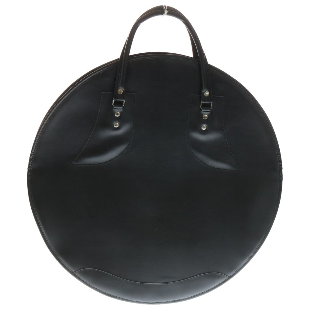 COMME des GARCONS COMME des GARCONS(コムデギャルソンコムデギャルソン) ビッグサークル ラウンド レザー ハンドバッグ トートバッグ ブラック レディース