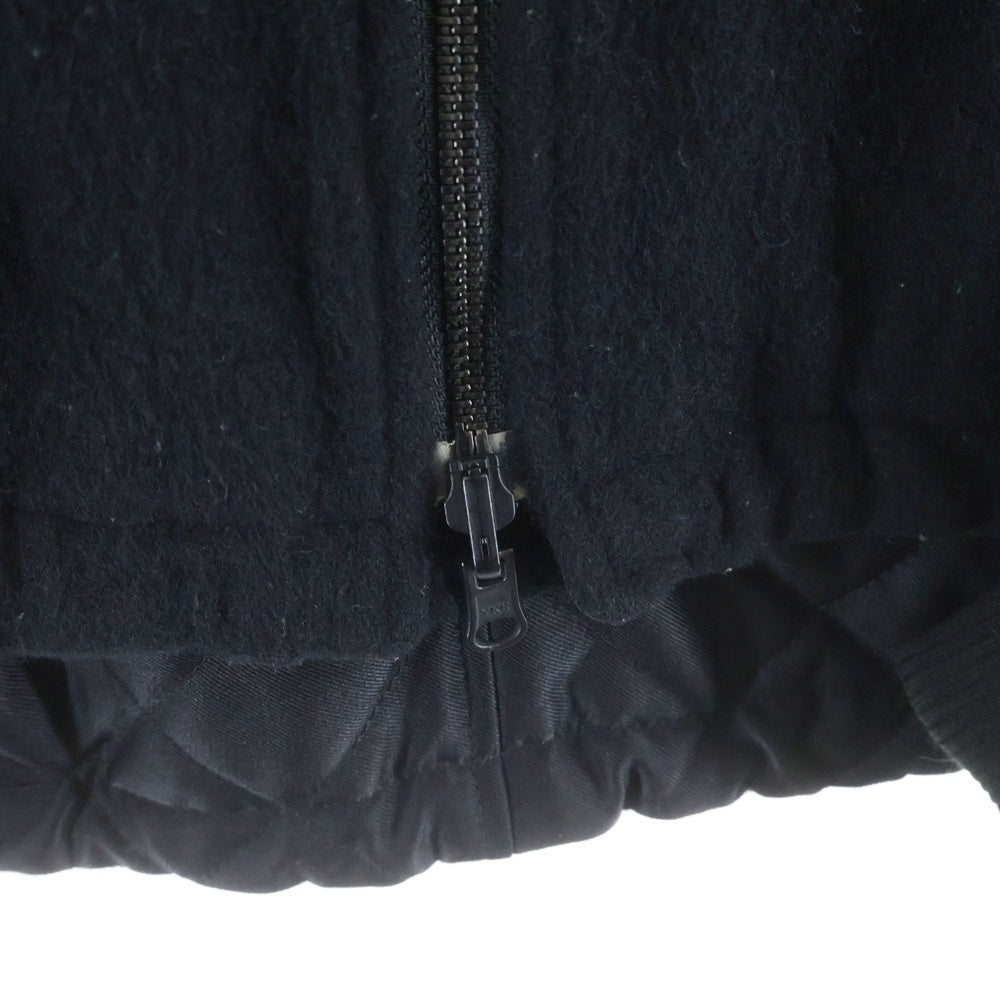 Y's(ワイズ) Thinsulate シンサレート ウール キルティング リバーシブル ジャケット ブルゾン ブラック YY-C03-810