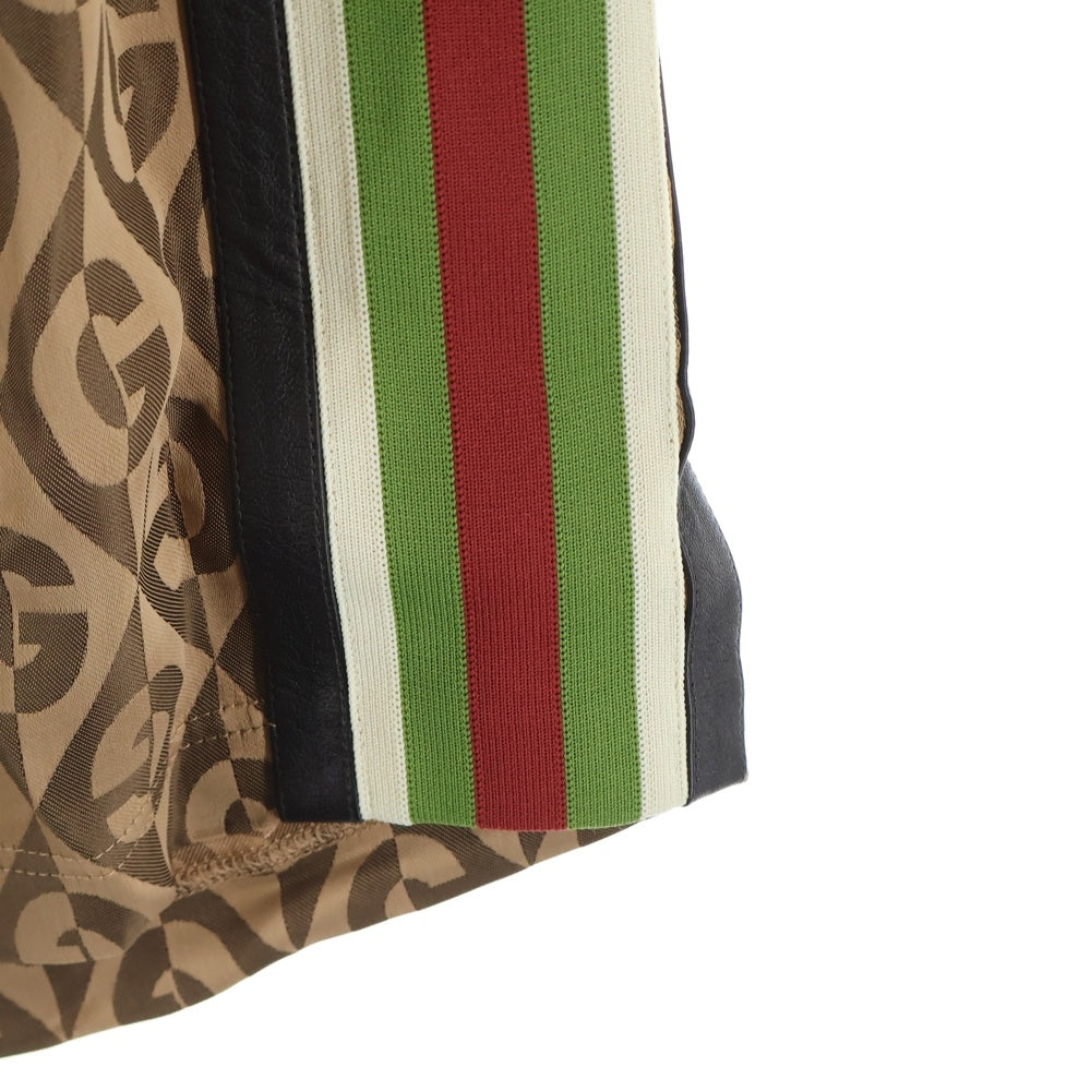 GUCCI(グッチ) レーヨン GG総柄 ハーフパンツ ショーツ ブラウン 595521 XJB0V