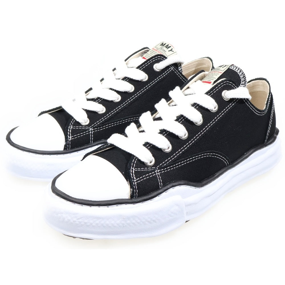 MAISON MIHARAYASUHIRO(メゾンミハラヤスヒロ) PETERSON ピーターソン キャンバスローカットスニーカー ブラック A01FW702