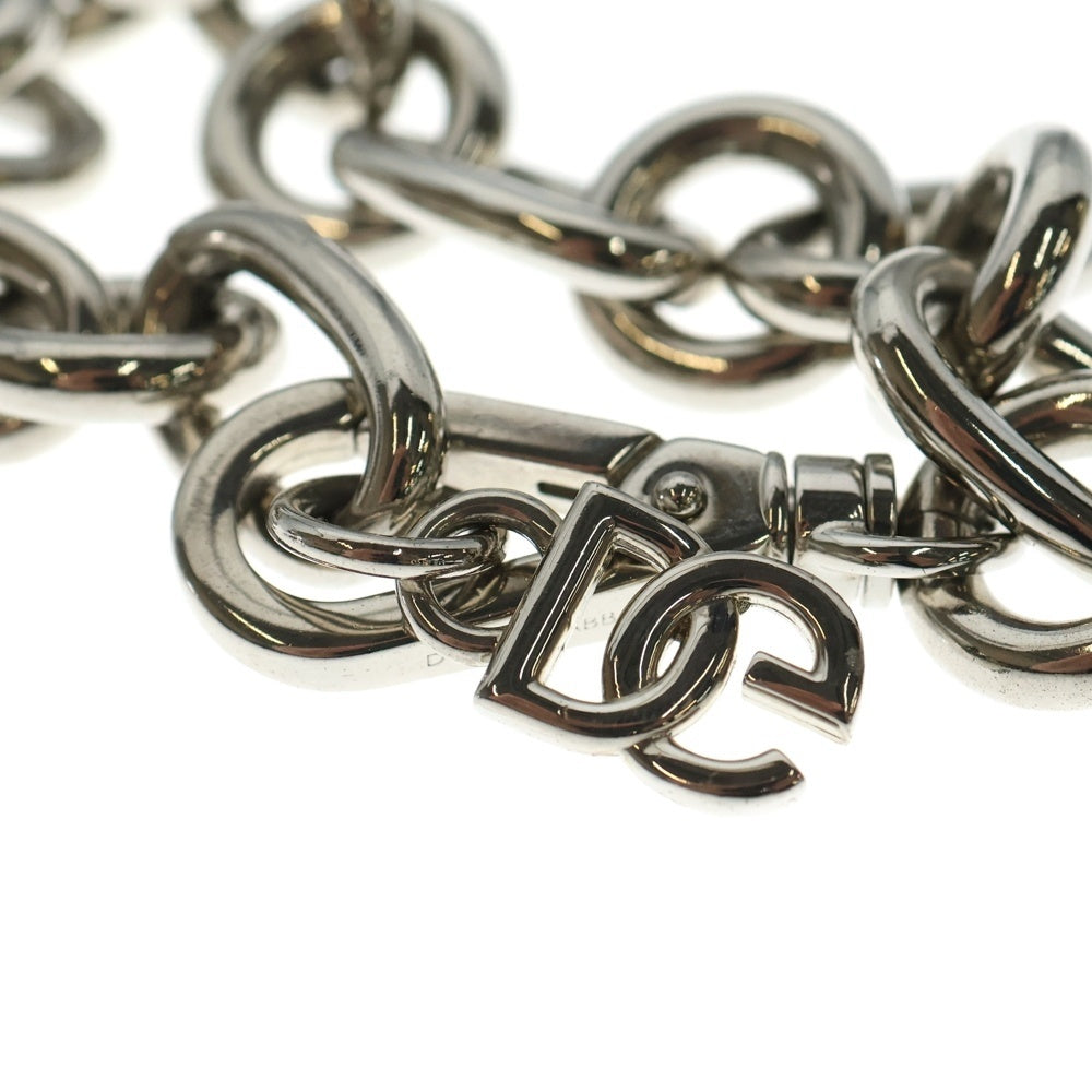 DOLCE & GABBANA(ドルチェアンドガッバーナ) Chain Link Bracelet チェーンリンクブレスレット シルバー レディース