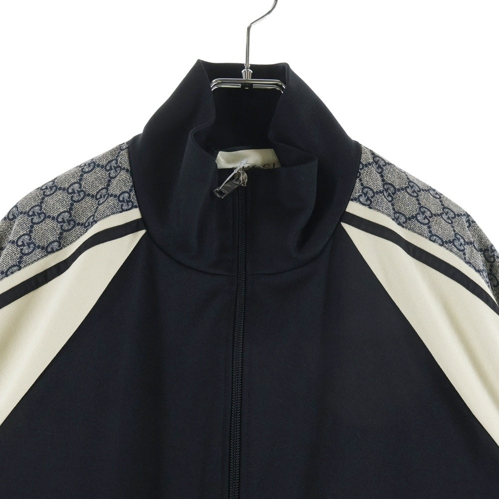 GUCCI(グッチ) オーバーサイズテクニカルジャージートラックジャケット ブラック 545601 XJACZ