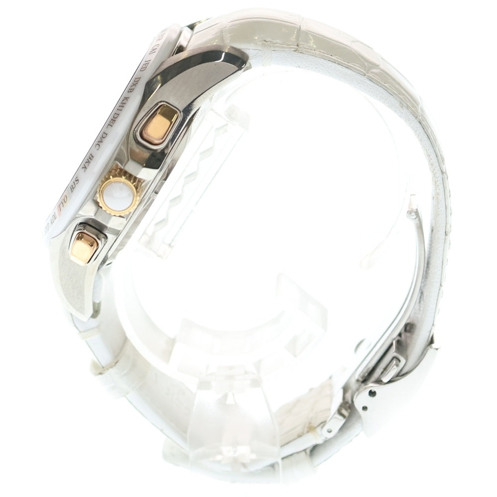 SEIKO(セイコー) Astron アストロン デュアルタイム デイト GPSソーラー シェル文字盤 腕時計 ホワイト 8X53-0AJ0-2
