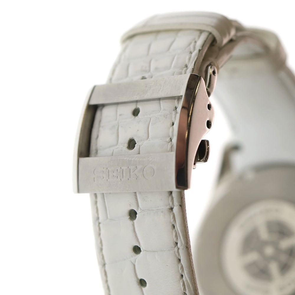 SEIKO(セイコー) Astron アストロン デュアルタイム デイト GPSソーラー シェル文字盤 腕時計 ホワイト 8X53-0AJ0-2