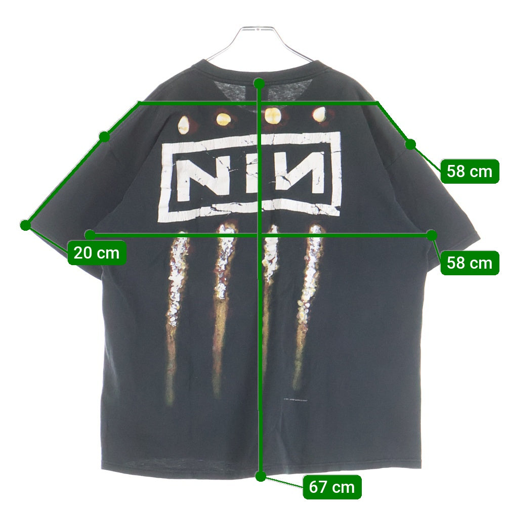 VINTAGE(ヴィンテージ) 90S NINE INCH NAILS 1994 THE DOWNWARD SPIRAL TEE ヴィンテージ LEEタグ ナインインチネイルズ ダウンワードスパイラル 両面プリントTシャツ ブラック