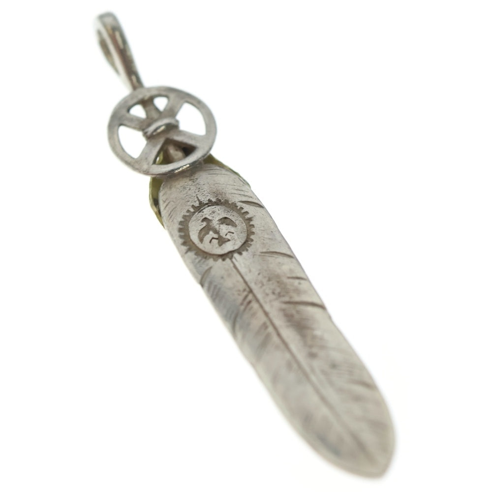 goro's(ゴローズ) ハートホイールフェザー大 ペンダントトップ