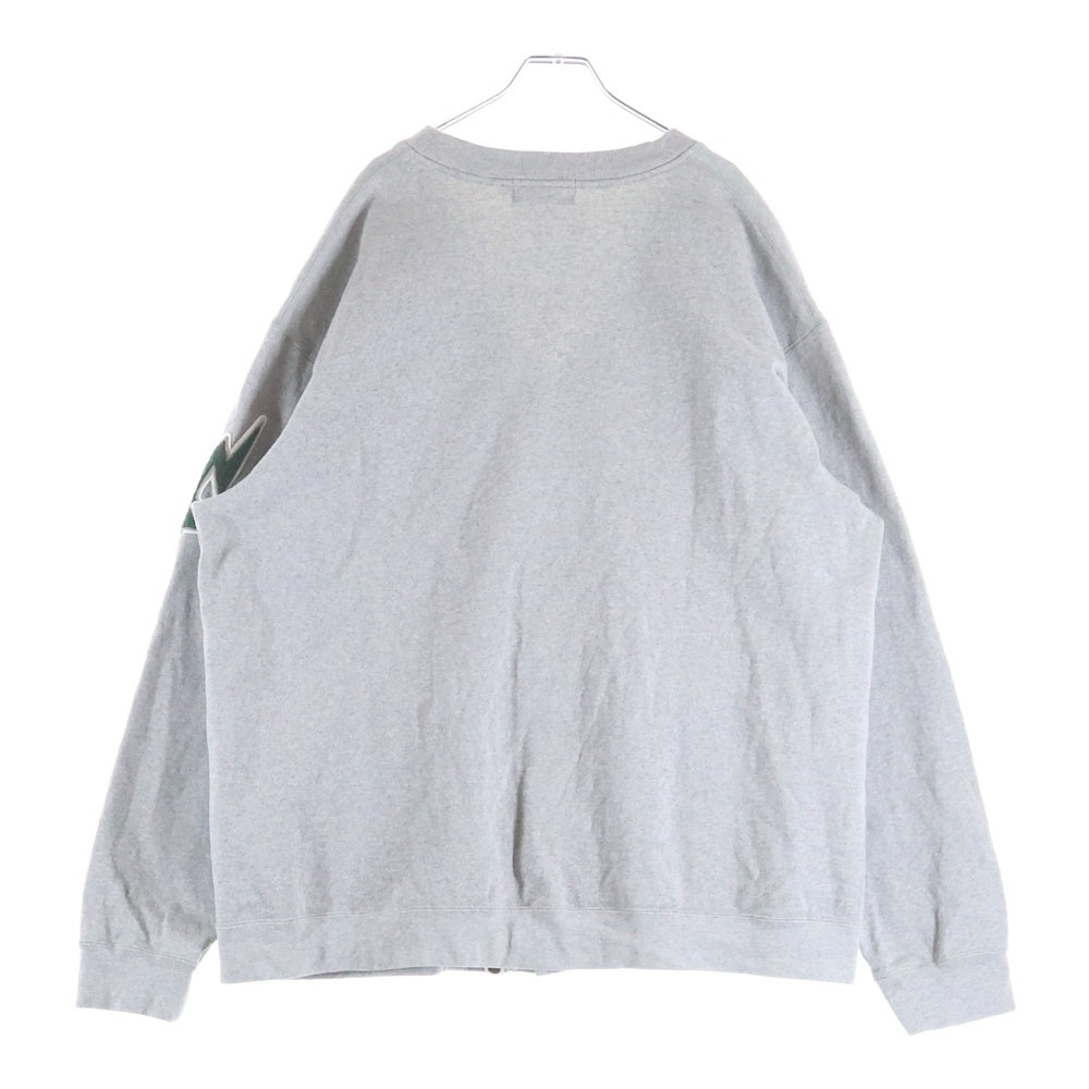 A BATHING APE(アベイシングエイプ) BAPE STAR Cardigan ベイプスター スウェット カーディガン グレー 001SWJ801007M