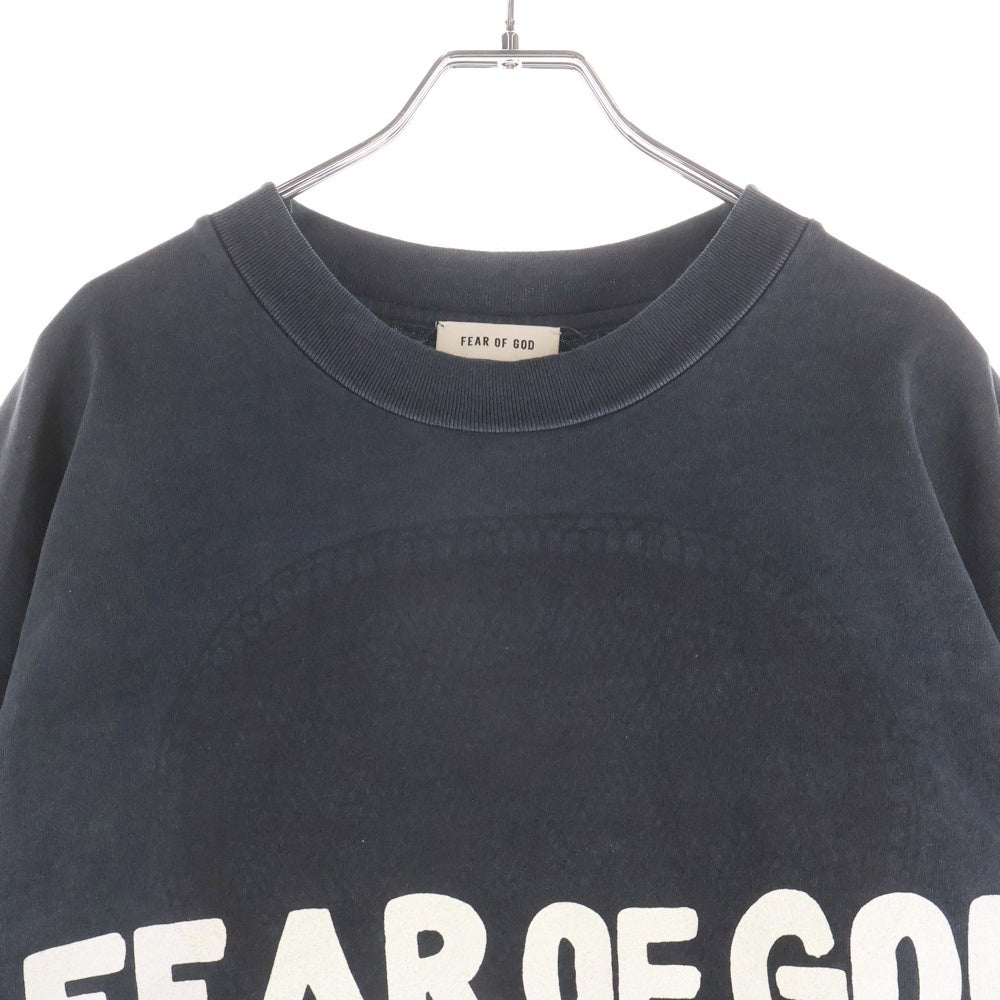 FEAR OF GOD(フィアオブゴッド) Open Our Future L/S Tee ロゴプリント 長袖Tシャツ ロンT ブラック