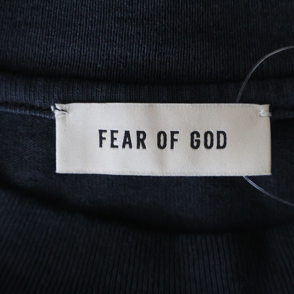 FEAR OF GOD(フィアオブゴッド) Open Our Future L/S Tee ロゴプリント 長袖Tシャツ ロンT ブラック