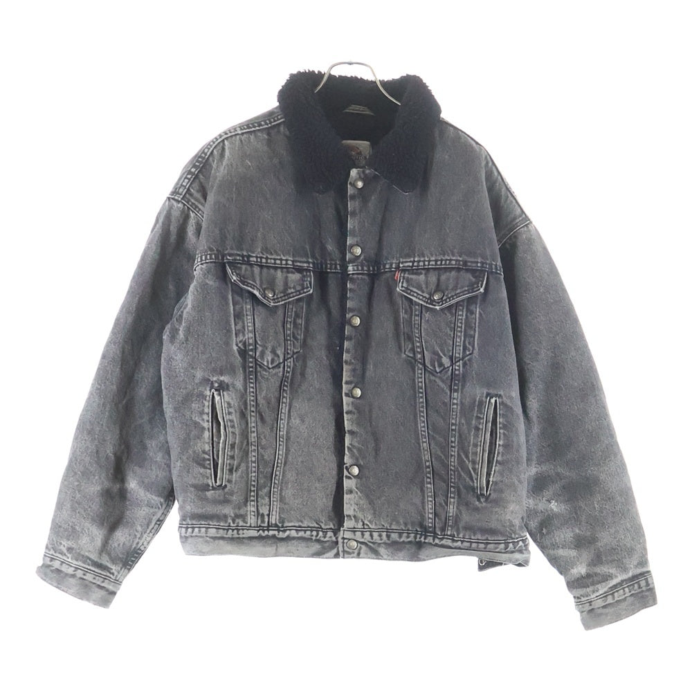 Levi's(リーバイス) 70s 3rd Boa Denim Jacket サード ボタン裏527 ボアデニムジャケット ブラック