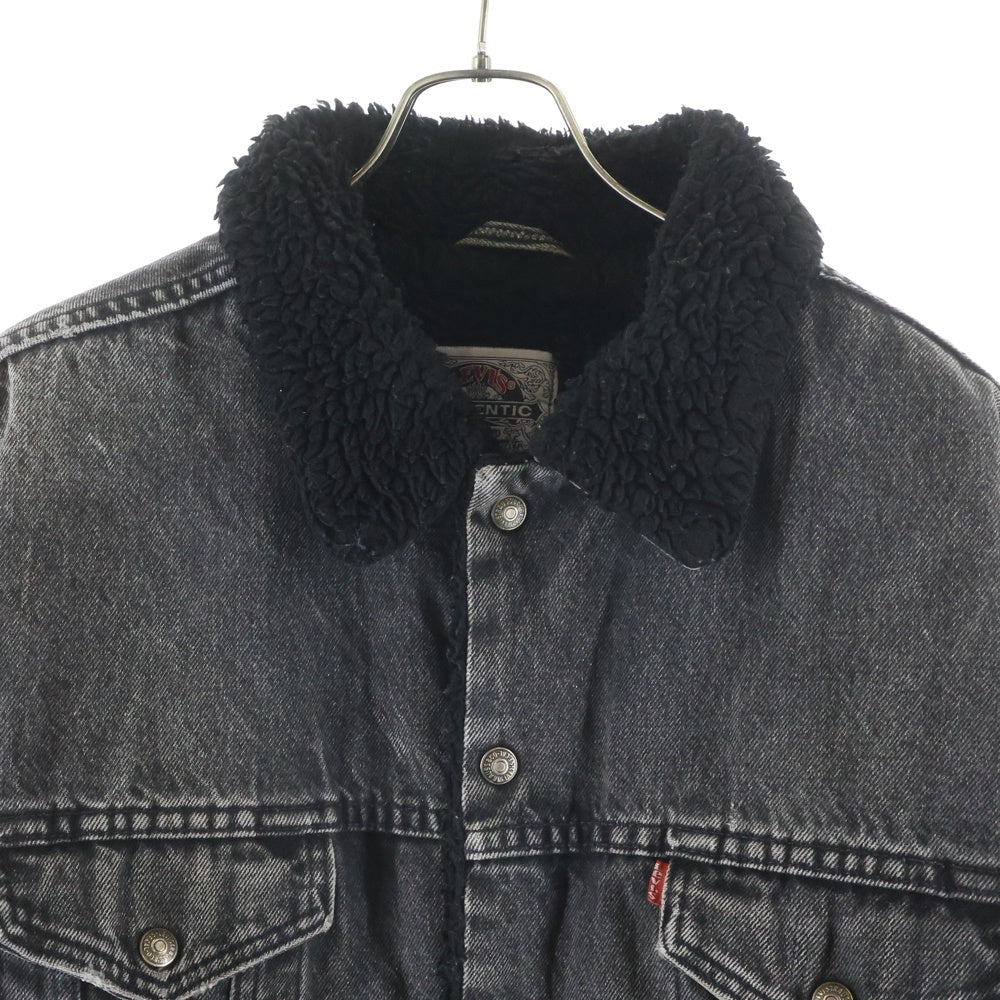 Levi's(リーバイス) 70s 3rd Boa Denim Jacket サード ボタン裏527 ボアデニムジャケット ブラック
