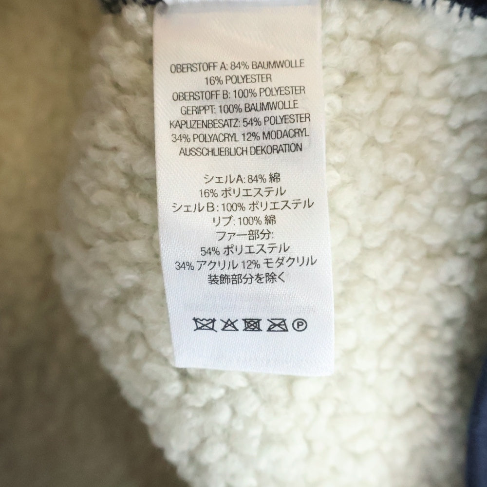 SUPREME(シュプリーム) 25AW Faux Fur Zip Up Hooded Sweatshirt フェイクファー ジップアップ スウェットパーカー ネイビー