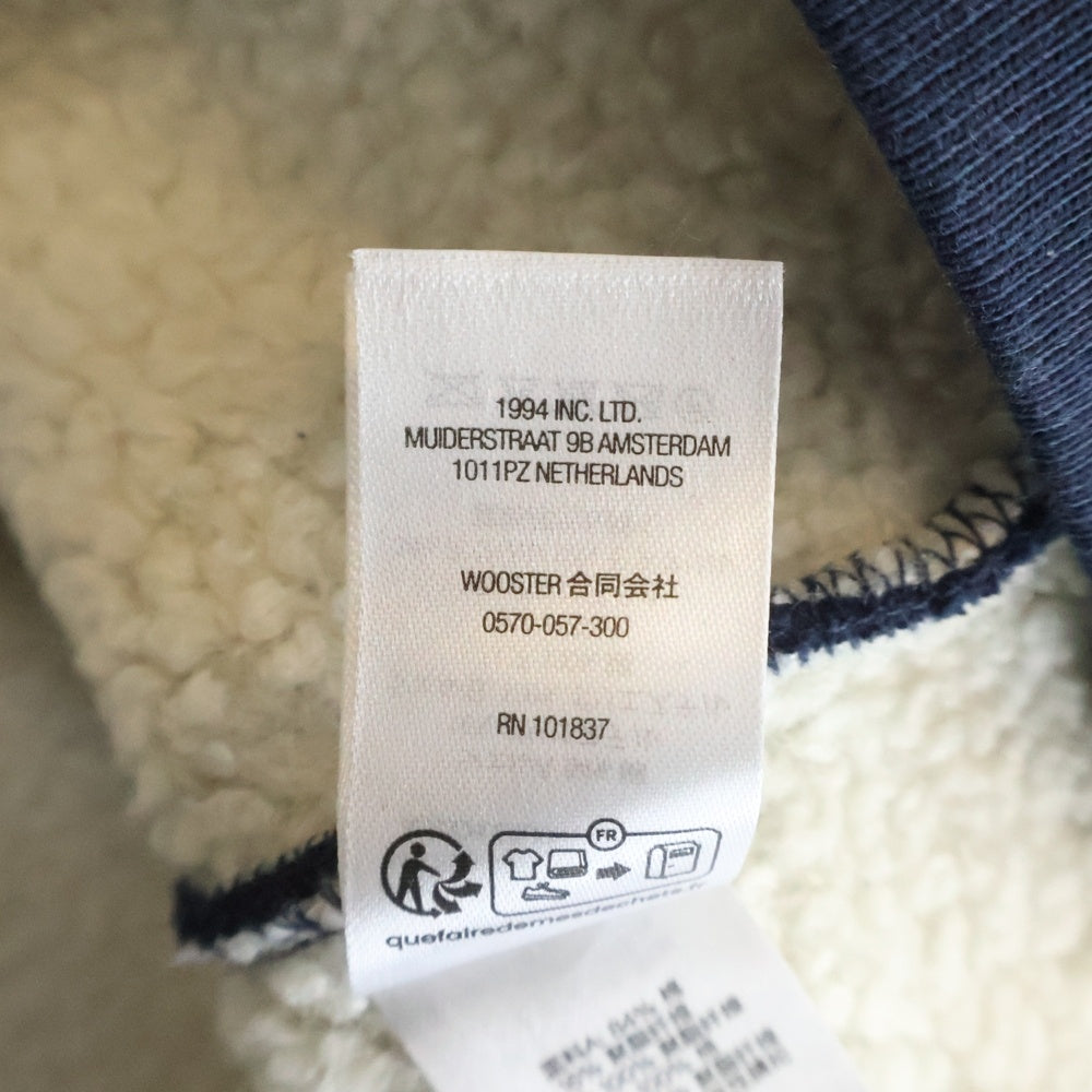 SUPREME(シュプリーム) 25AW Faux Fur Zip Up Hooded Sweatshirt フェイクファー ジップアップ スウェットパーカー ネイビー