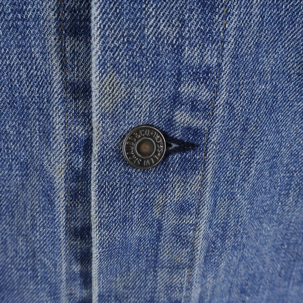 Levi's(リーバイス) 80s VINTAGE 4th スモールe フォース ボタン裏522 デニム トラッカージャケット インディゴ