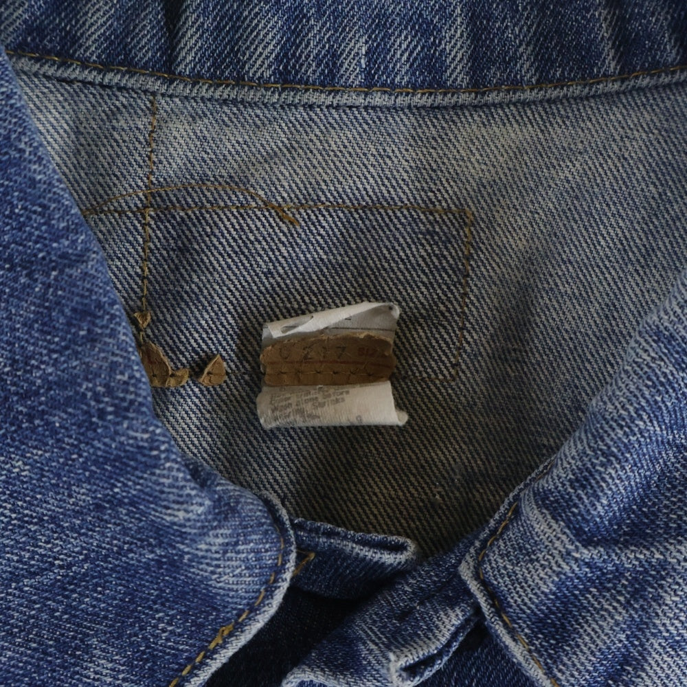 Levi's(リーバイス) 80s VINTAGE 4th スモールe フォース ボタン裏522 デニム トラッカージャケット インディゴ