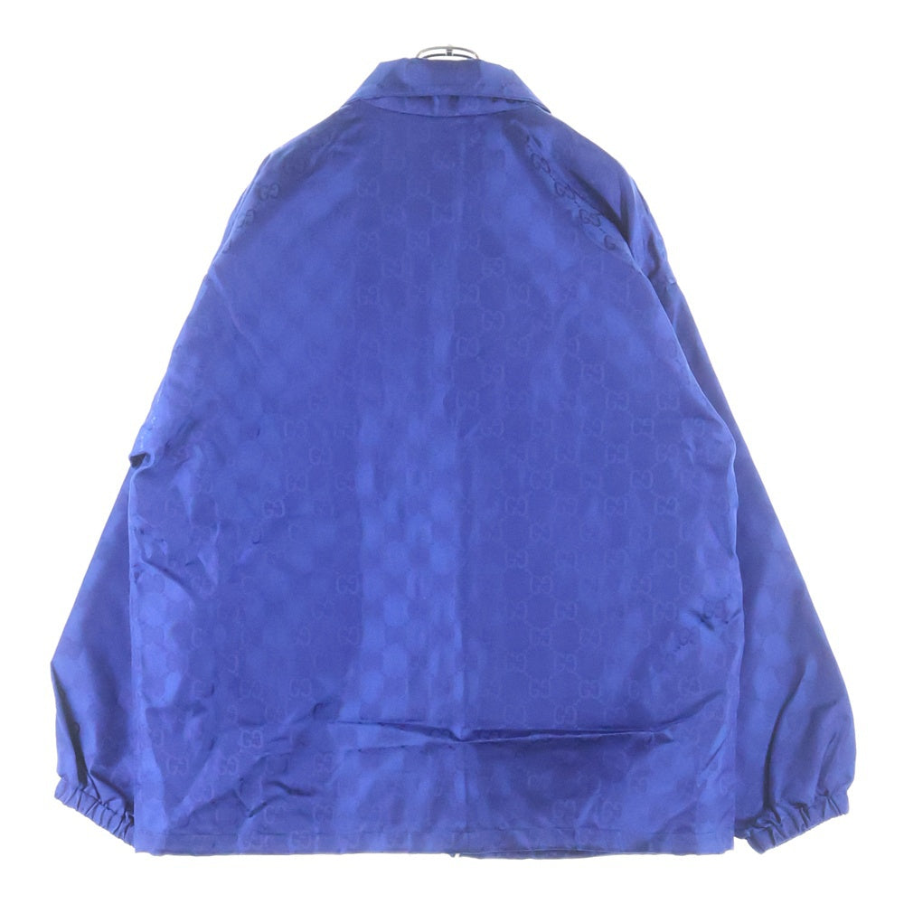 GUCCI(グッチ) Off The Grid Nylon Jacket オフザグリッド GG総柄 ナイロンジャケット ブルー 631892 Z8AK7