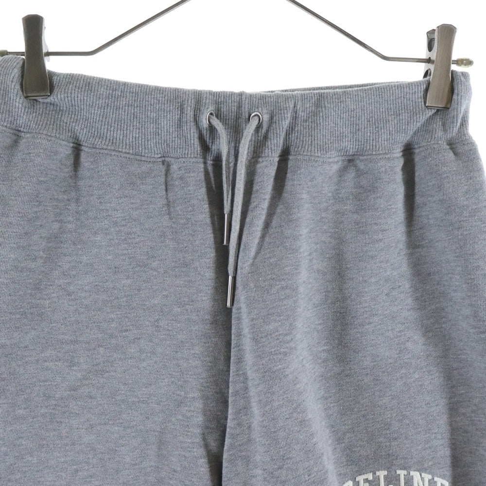 CELINE(セリーヌ) ロゴ刺繍 カットオフ スウェット ショートパンツ ハーフパンツ ショーツ グレー レディース 2Z184670Q