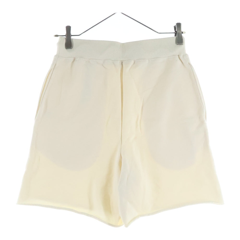 CELINE(セリーヌ) トリオンフロゴ刺繍 カットオフ スウェット ショートパンツ ハーフパンツ ショーツ レディース クリーム 2Z057450I