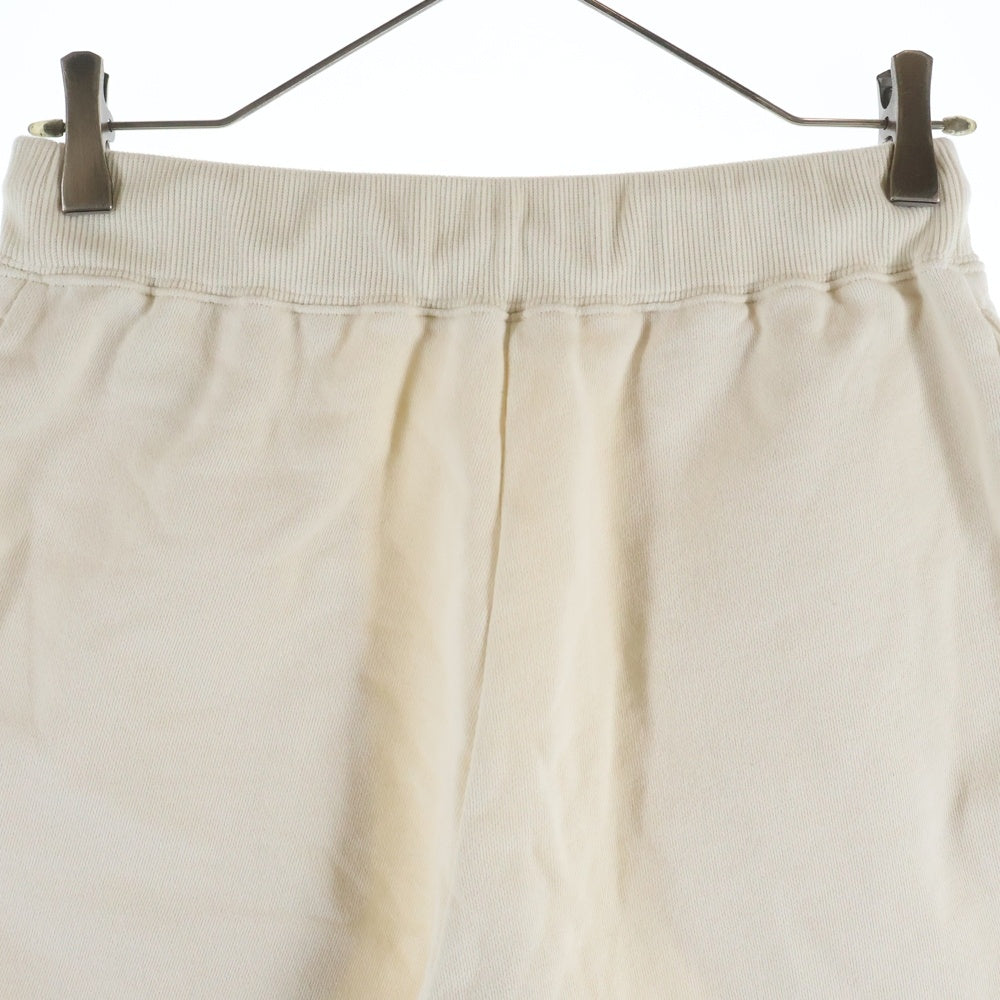 CELINE(セリーヌ) ロゴ刺繍 カットオフ スウェット ショートパンツ ハーフパンツ ショーツ クリーム 2Z302670Q レディース