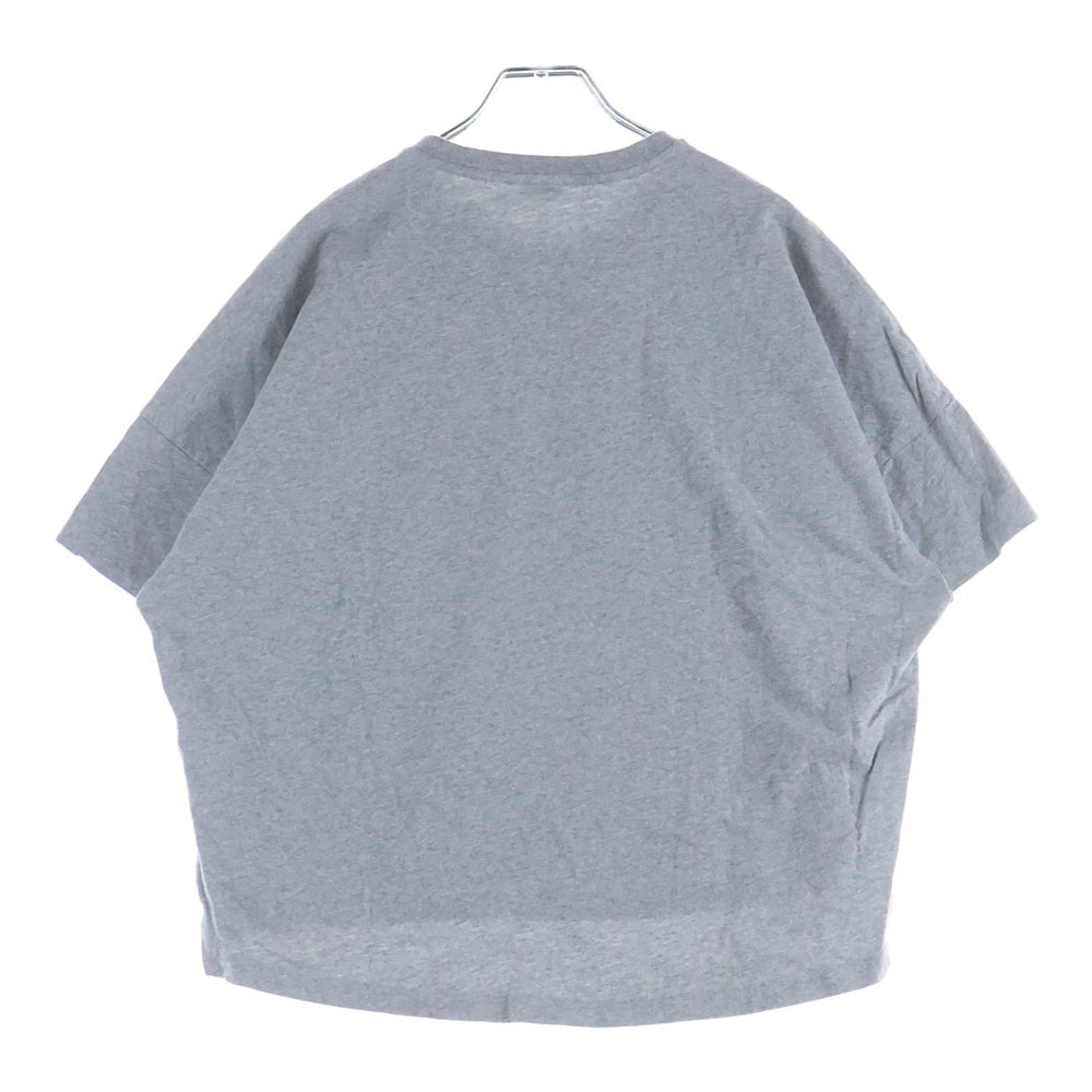LOEWE(ロエベ) アナグラム刺繍 ショートオーバーサイズ 半袖Tシャツ カットソー レディース グレー S359341XA4