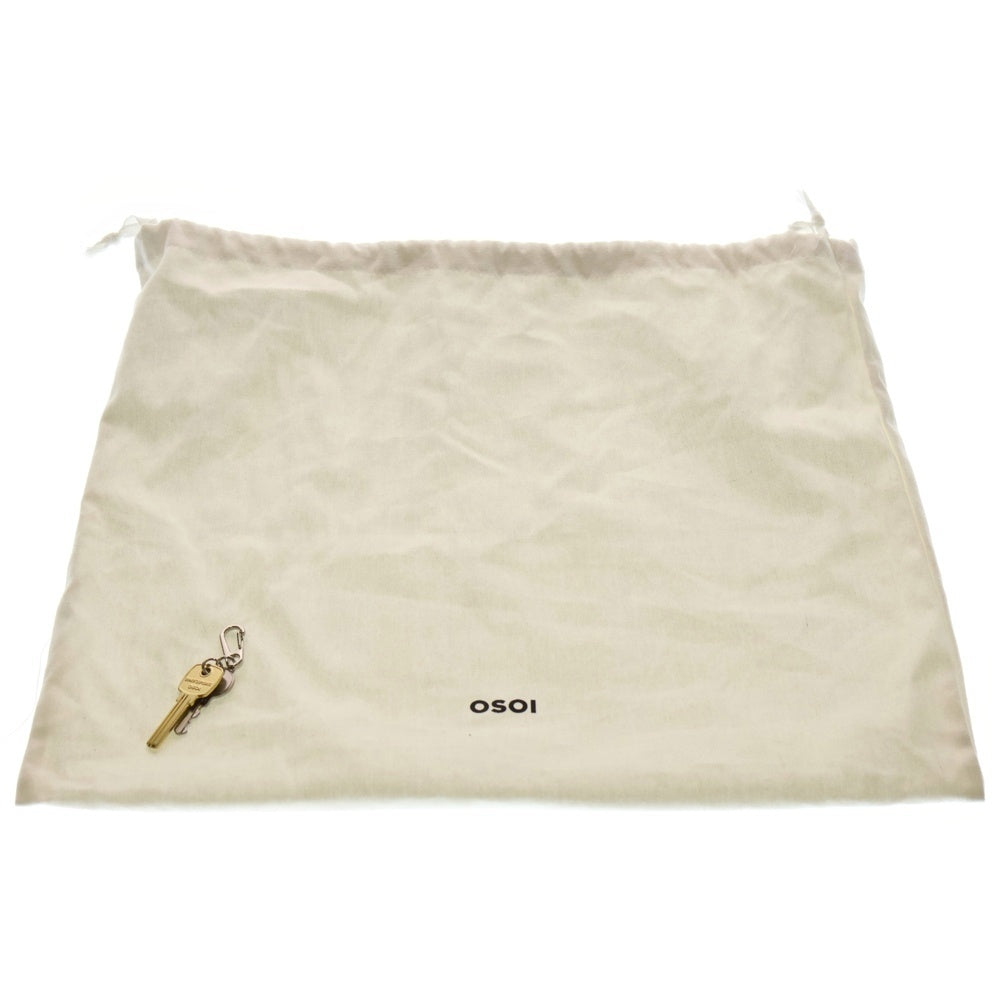 OSOI(オソイ) Mini Brocle ミニ レザー ワンショルダーバッグ ハンドバッグ ダークブラウン レディース