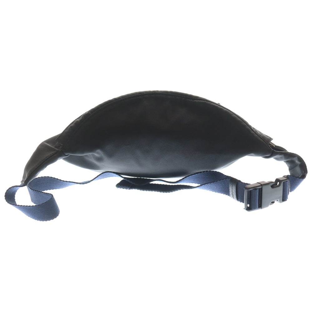 BALENCIAGA(バレンシアガ) ロゴ刺繍 ナイロン ウィールベルトバッグ ボディバッグ ウエストバッグ ブラック 528862