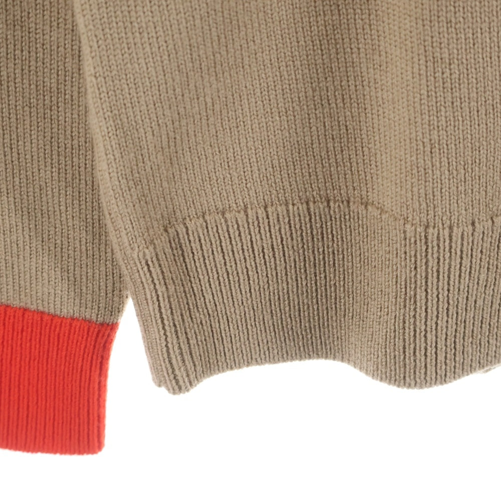 HUGO BOSS(ヒューゴボス) ロゴジャガード クルーネック ニット セーター ブラウン 10250927