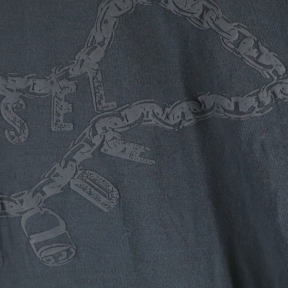 DIESEL(ディーゼル) 25SS T-NORM-HOSHI ホシ ロゴプリントクルーネック半袖Tシャツカットソー チャコール 0SPCB