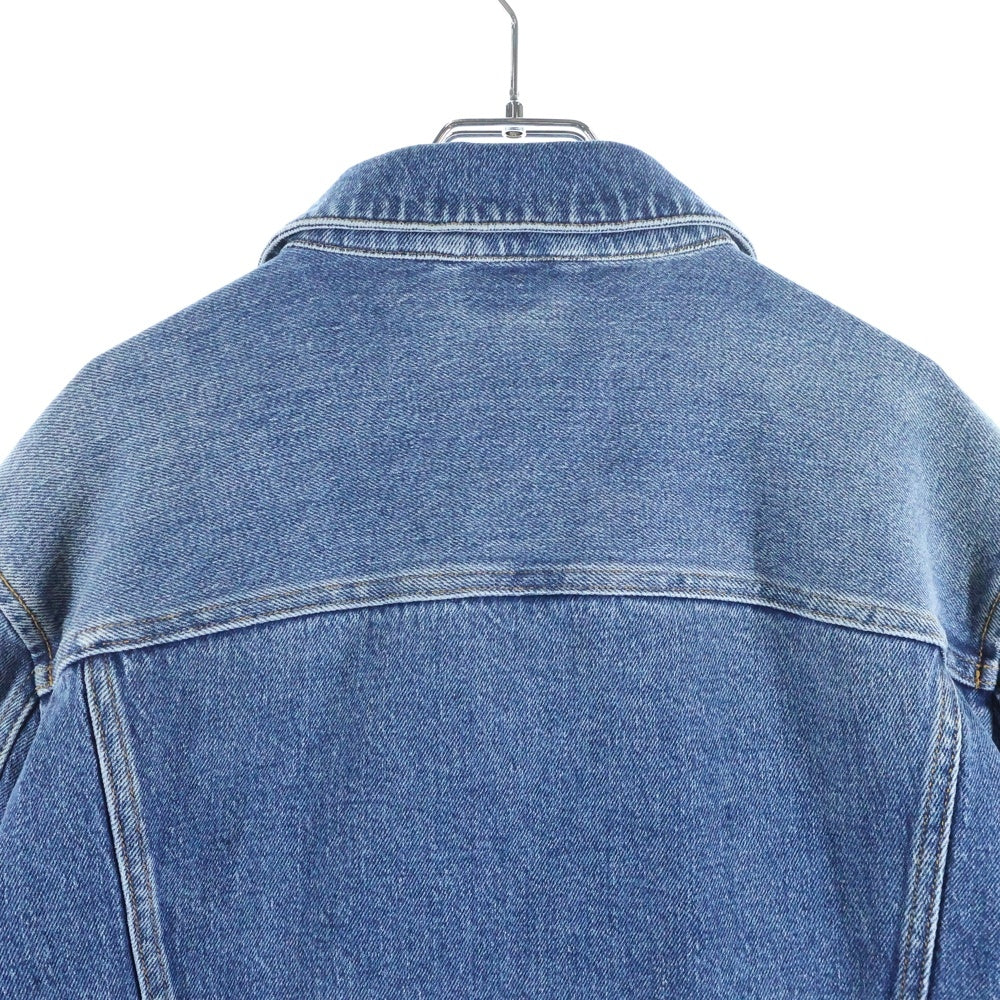 DIESEL(ディーゼル) D-BARCY-FSC アーム メタルロゴプレート デニム トラッカージャケット インディゴ A10847