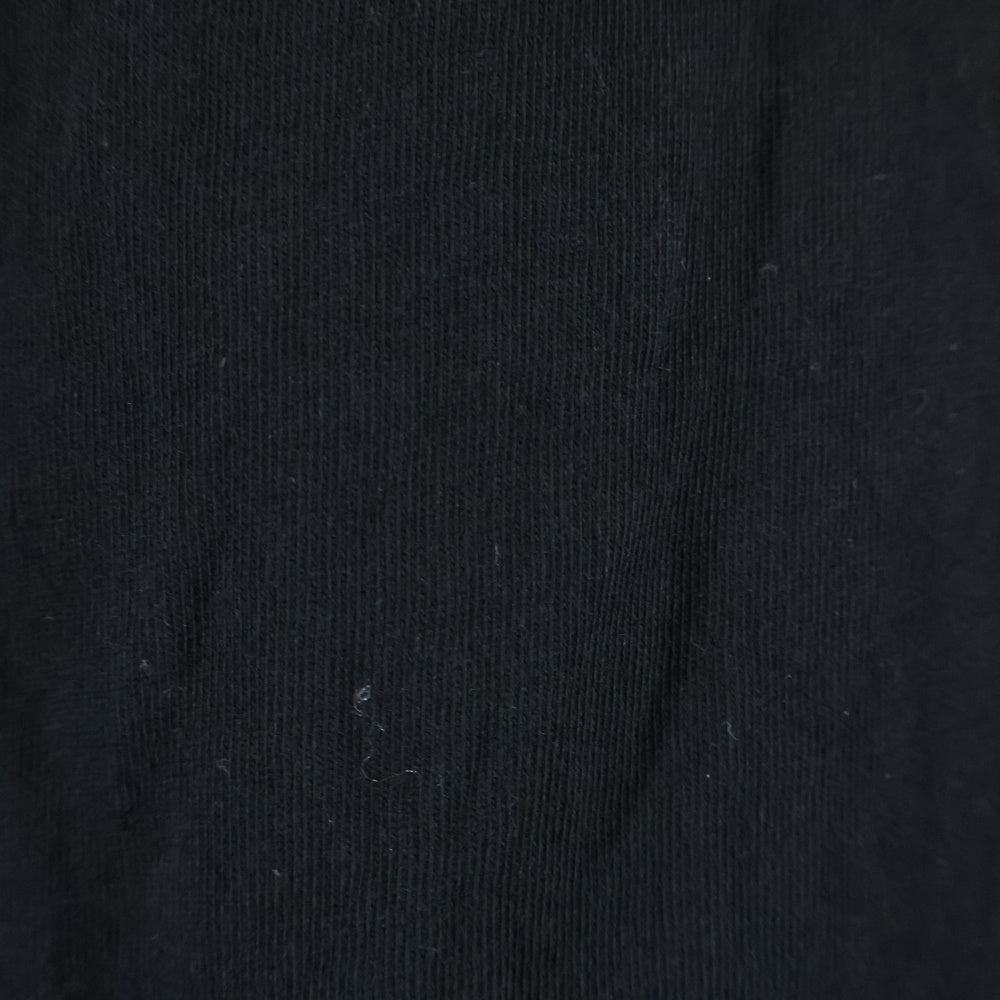 DIESEL(ディーゼル) T-JUST-LS-SLITS-N2 アームフロッキープリント ロングスリーブ 長袖Tシャツカットソー ブラック A12272