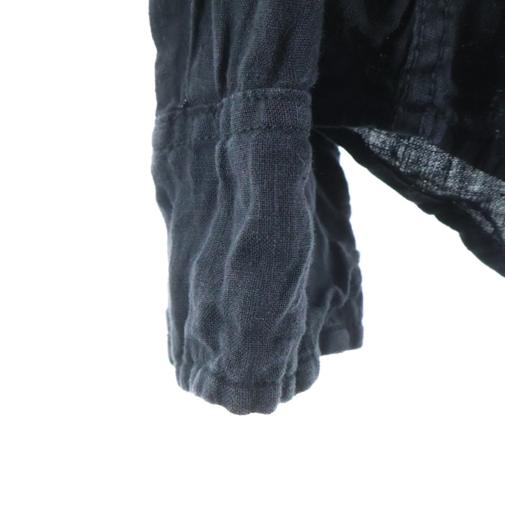 DIESEL(ディーゼル) S-PLAN-X D刺繍 ボタンダウン 長袖シャツ ブラック A10588