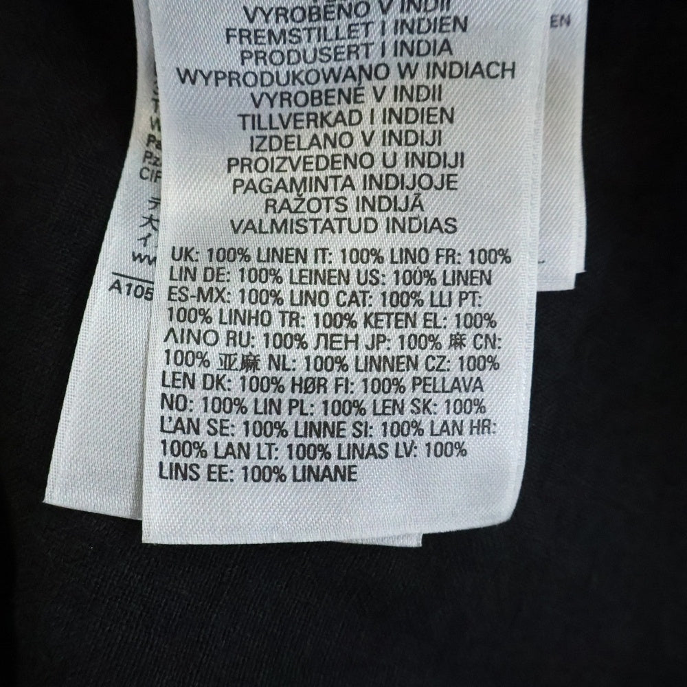 DIESEL(ディーゼル) S-PLAN-X D刺繍 ボタンダウン 長袖シャツ ブラック A10588