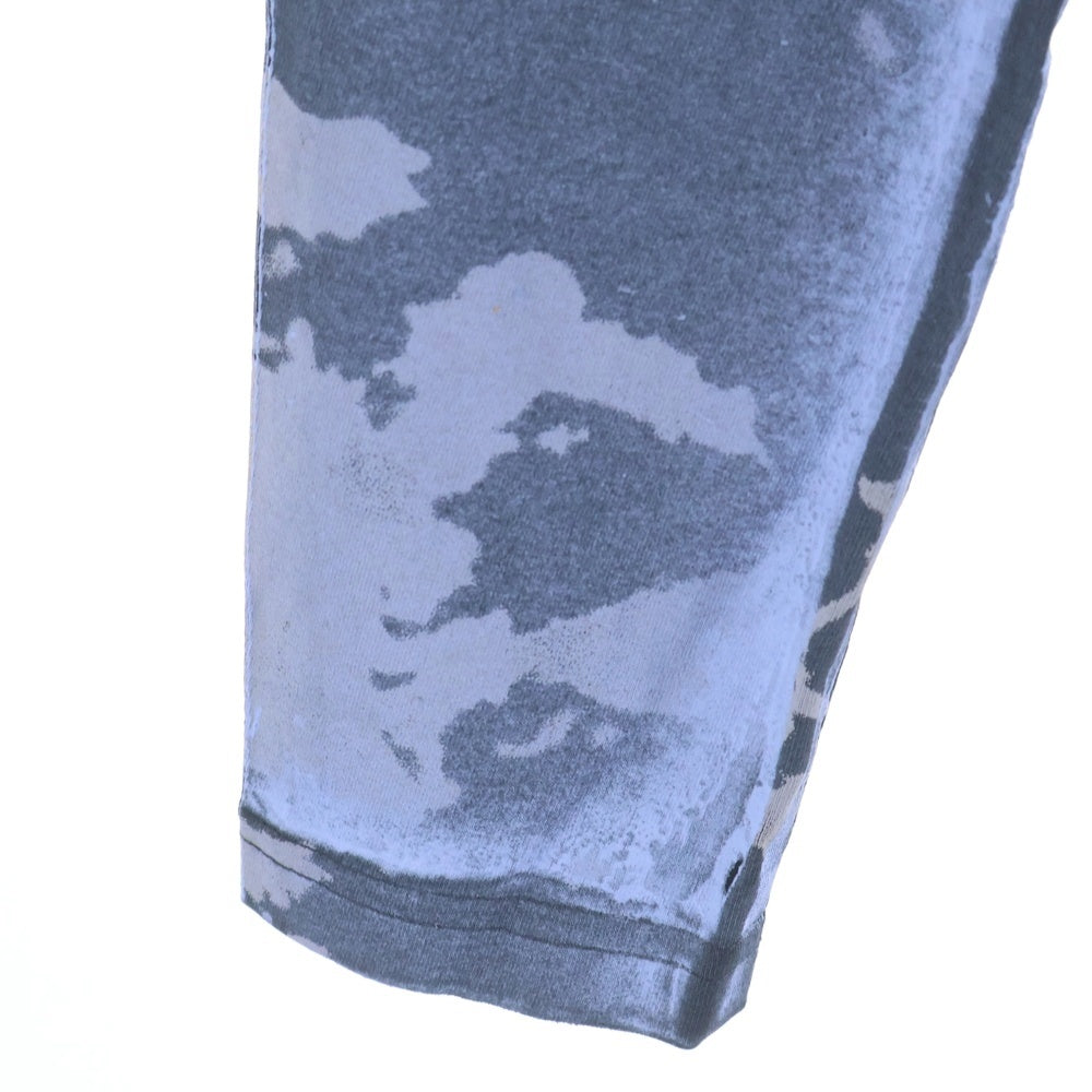 DIESEL(ディーゼル) 24SS S-CORSE-P1 カモ柄 ジップアップ 長袖シャツ ブルー A13616