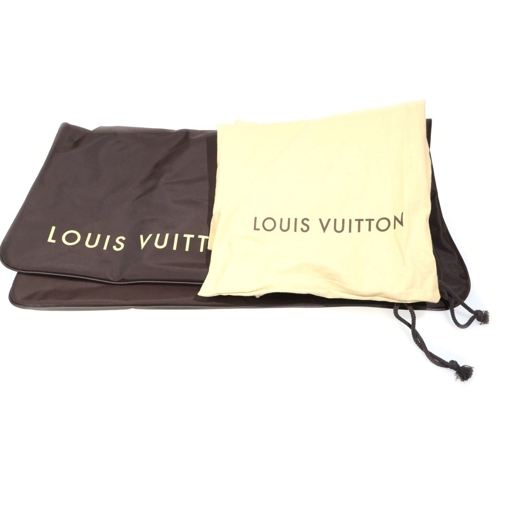 LOUIS VUITTON(ルイヴィトン) モノグラム ミニ 切替 レザー ロングブーツ ブラック AR0054 レディース