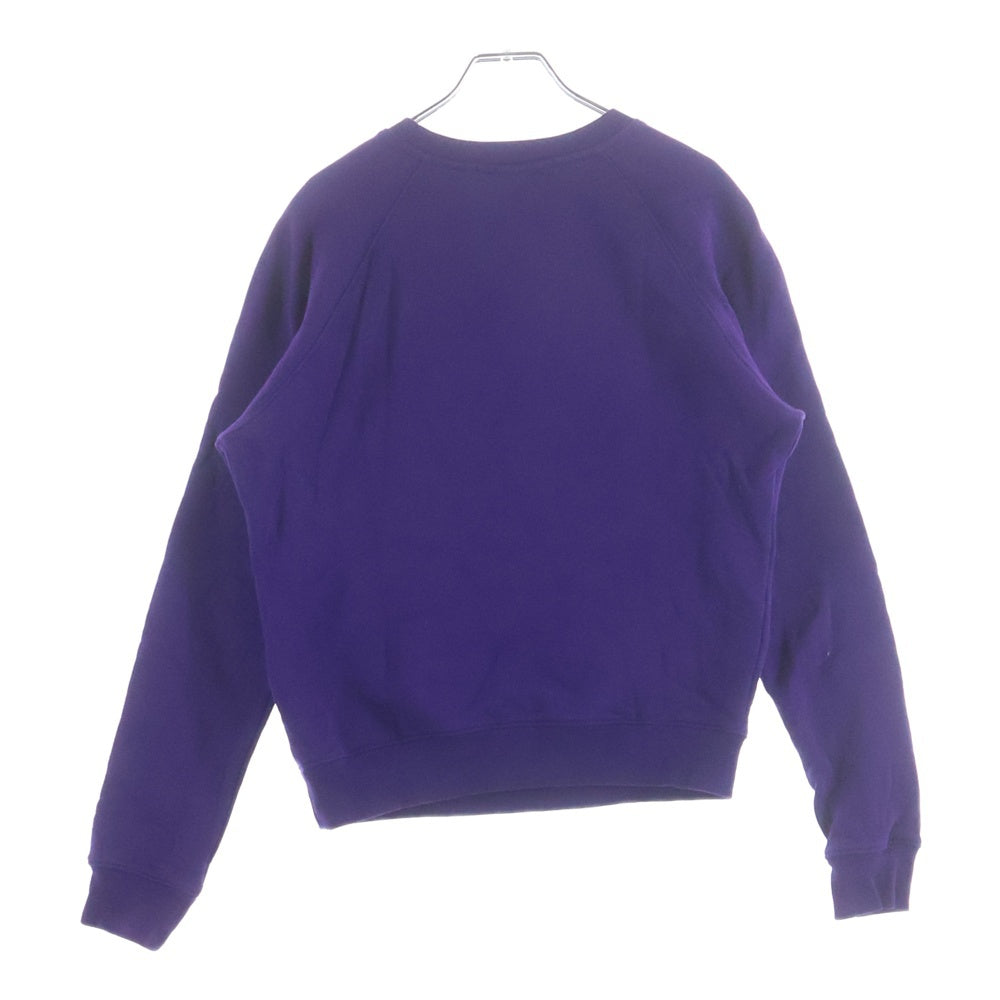 MSGM(エムエスジーエム) ロゴプリント クルーネック スウェット トレーナー パープル 2542MDM189