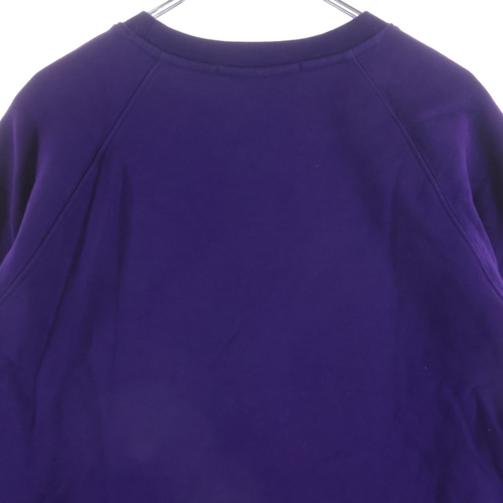MSGM(エムエスジーエム) ロゴプリント クルーネック スウェット トレーナー パープル 2542MDM189