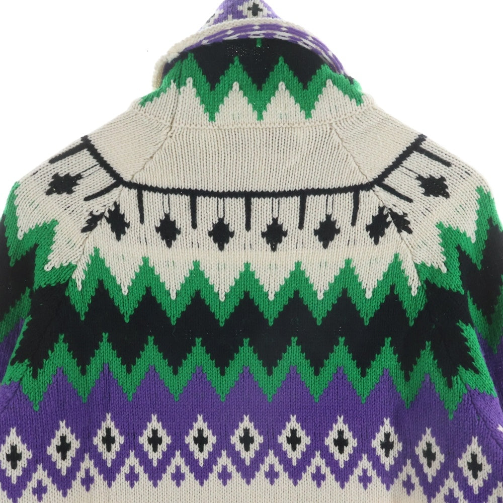 MSGM(エムエスジーエム) ベアパイル刺繍 タートルネック ニットセーター マルチ 2940MM147X