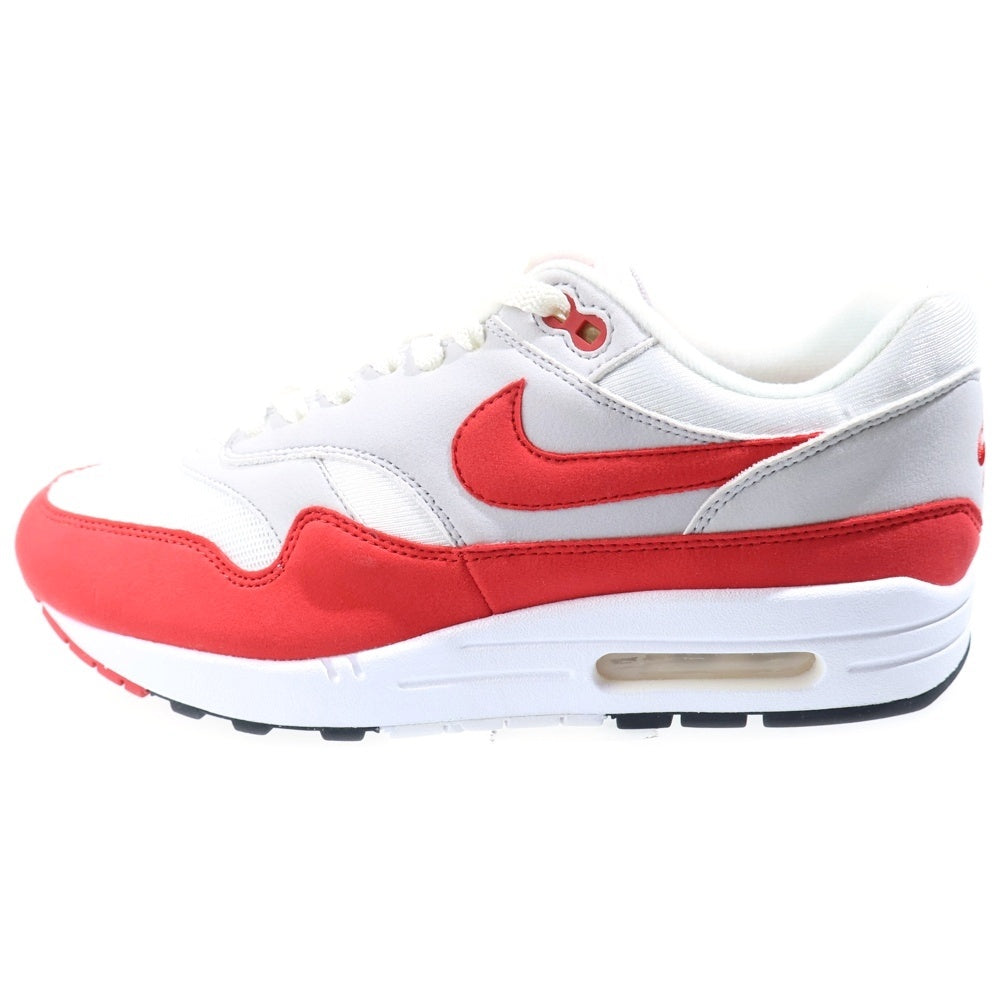 NIKE(ナイキ) AIR MAX 1 ANNIVERSARY RED エアマックス1 アニバーサリーレッド ローカットスニーカー ホワイト/レッド US9/27cm 908375-100