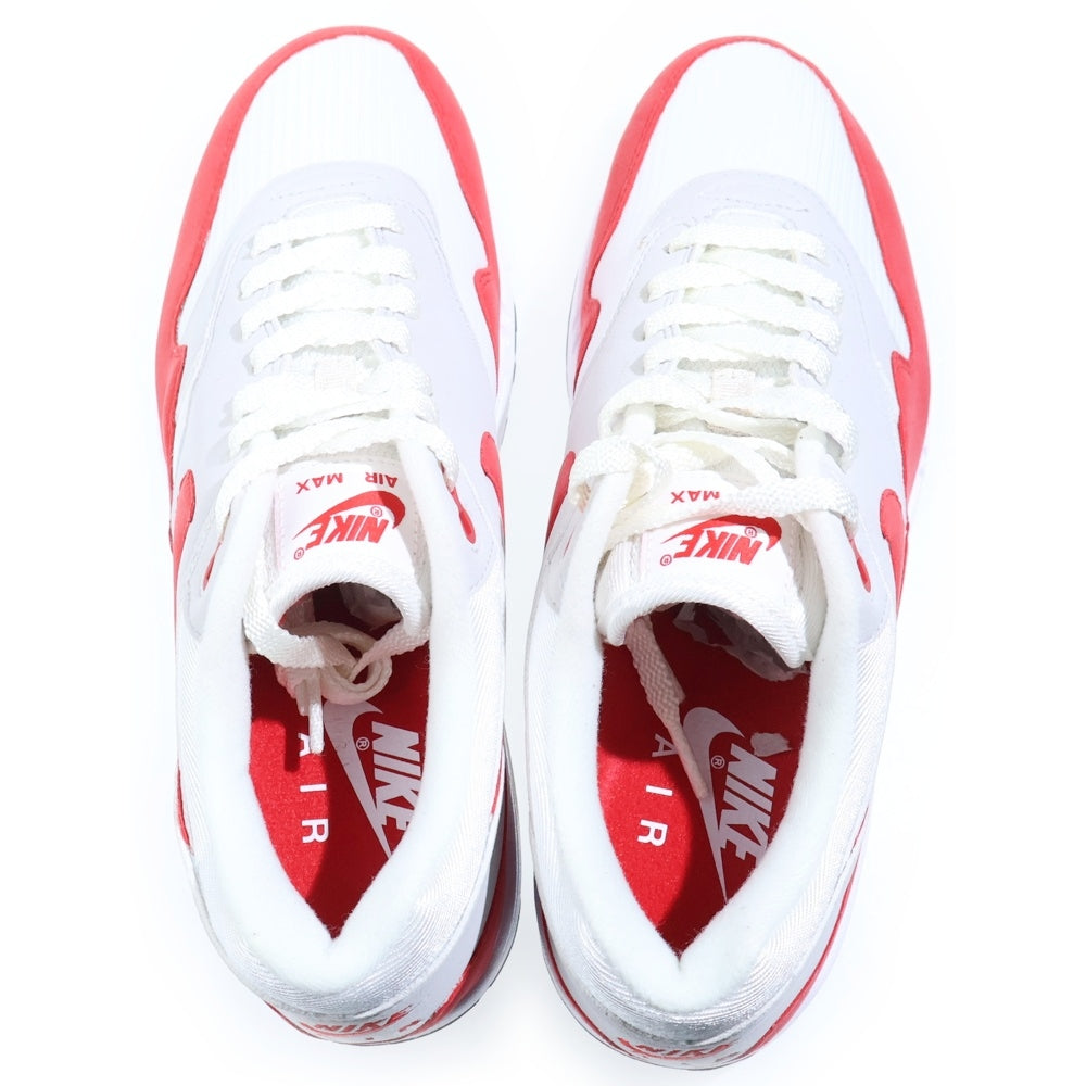NIKE(ナイキ) AIR MAX 1 ANNIVERSARY RED エアマックス1 アニバーサリーレッド ローカットスニーカー ホワイト/レッド US9/27cm 908375-100