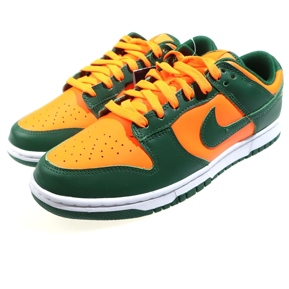 NIKE(ナイキ) DUNK LOW RETRO GORGE GREEN/TOTAL ORANGE-WHITE ナイキ ダンク レトロ マイアミ ゴージグリーン ローカットスニーカー US8.5/26.5cm DD1391-300