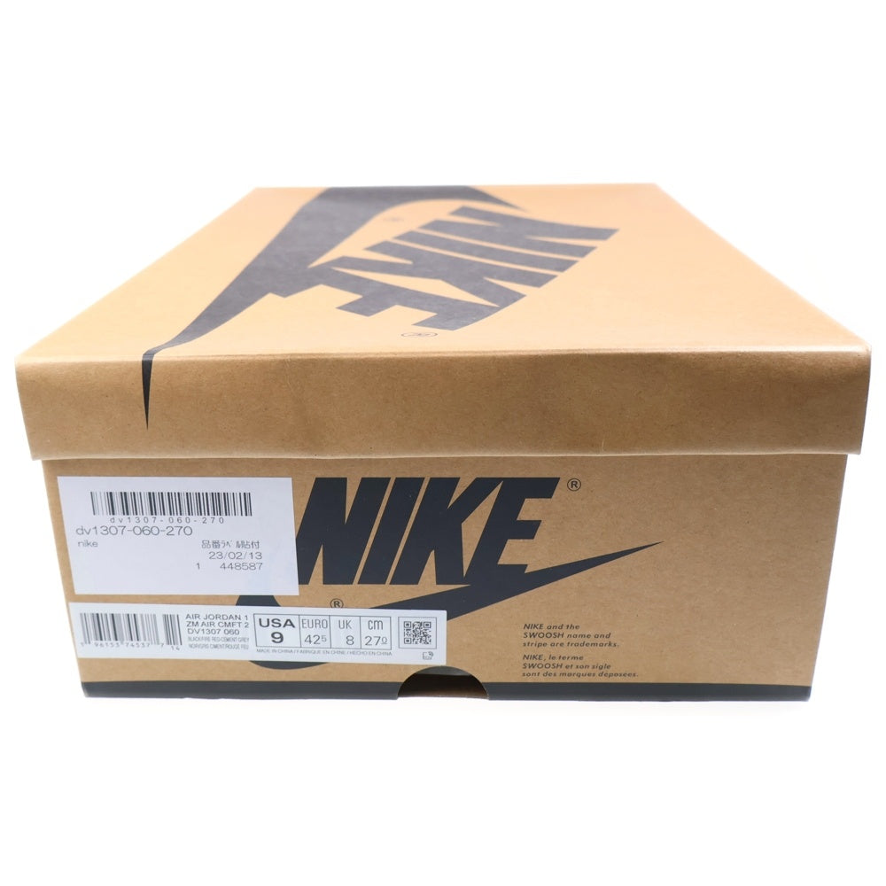 NIKE(ナイキ) AIR JORDAN 1 HIGH ZOOM CMFT 2 エアジョーダン1 ズーム ハイカットスニーカー ブラック/グレー US9/27cm DV1307-060