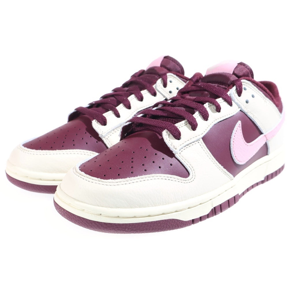 NIKE(ナイキ) DUNK LOW VALENTINE'S DAY ダンク バレンタインデー ローカットスニーカー ベージュ/バーガンディー US9/27cm DR9705-100