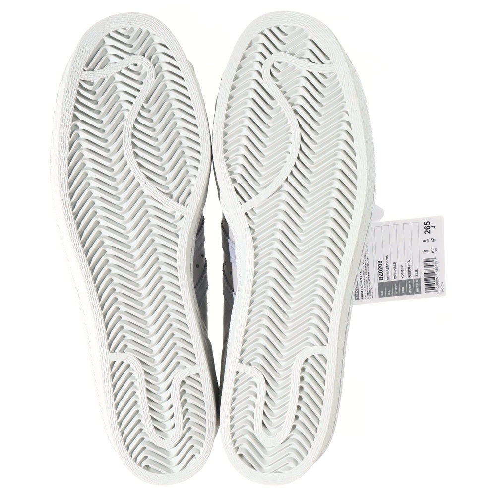 adidas(アディダス) SUPERSTAR 80S スーパースター ローカットスニーカー グレー US8.5/26.5cm BZ0208