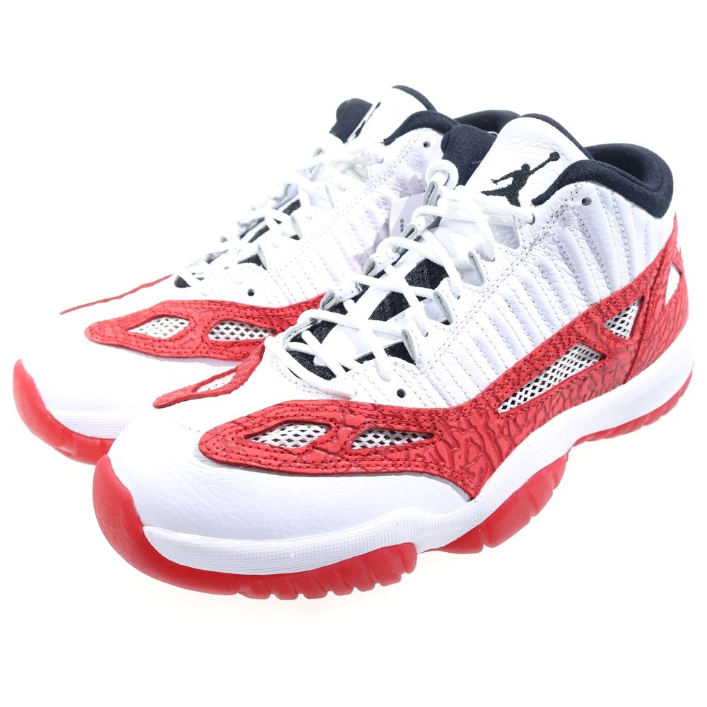 NIKE(ナイキ) AIR JORDAN 11 RETRO LOW IE エアジョーダン11 レトロ ローカットスニーカー ホワイト/レッド US8.5/26.5cm 919712-101
