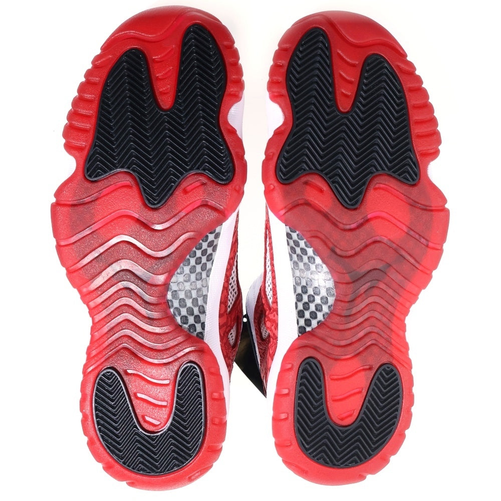 NIKE(ナイキ) AIR JORDAN 11 RETRO LOW IE エアジョーダン11 レトロ ローカットスニーカー ホワイト/レッド US8.5/26.5cm 919712-101