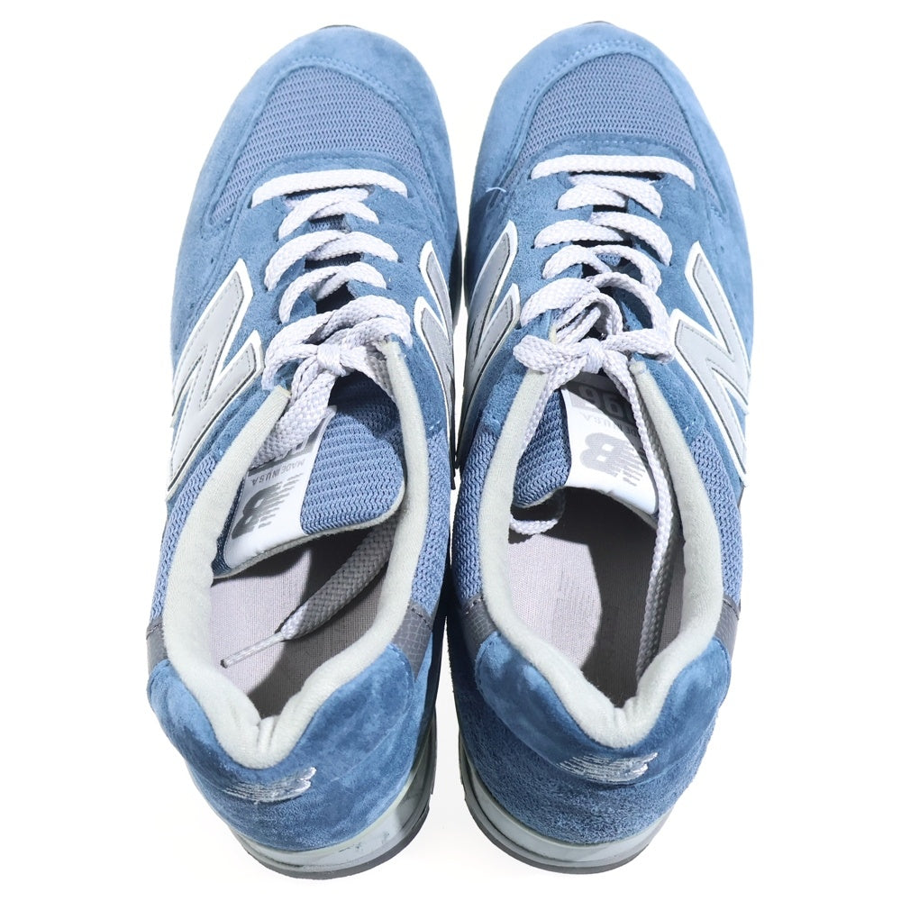 New Balance(ニューバランス) M996JFB スウェードレザー メッシュ ローカットスニーカー ブルー US8.5/26.5cm