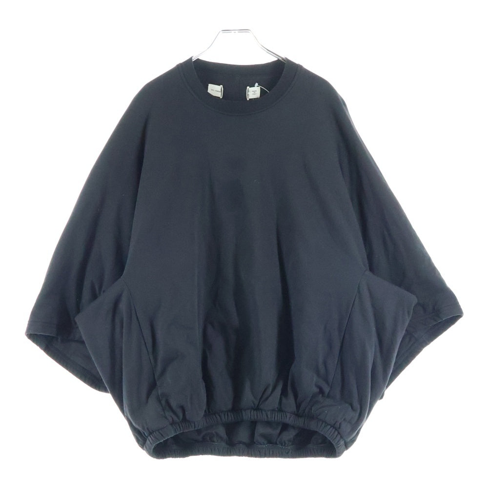 NVL-GARDE (エヌヴィエル ガルド) BASIC T SHIRT コットン オーバーサイズ 七分袖 半袖Tシャツ ブラック