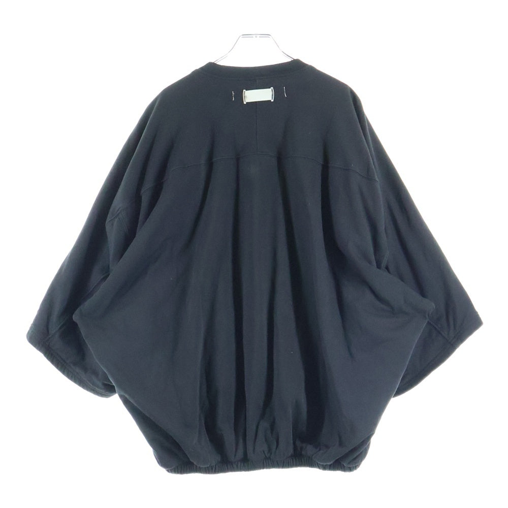 NVL-GARDE (エヌヴィエル ガルド) BASIC T SHIRT コットン オーバーサイズ 七分袖 半袖Tシャツ ブラック