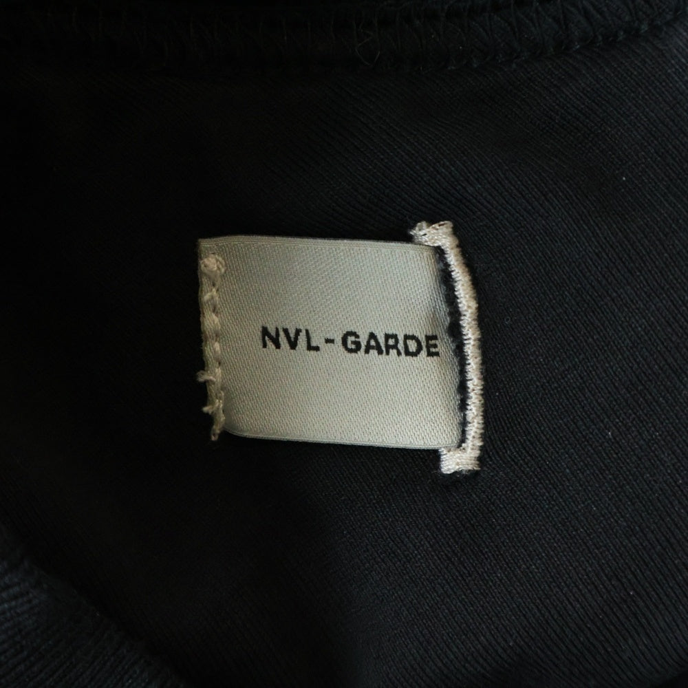 NVL-GARDE (エヌヴィエル ガルド) BASIC T SHIRT コットン オーバーサイズ 七分袖 半袖Tシャツ ブラック